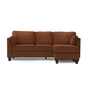 Stationary Fabric Sofa by Monarch
