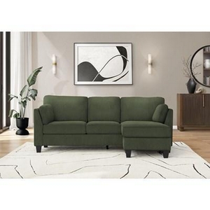 Stationary Fabric Sofa by Monarch