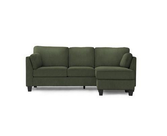 Stationary Fabric Sofa by Monarch