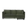Stationary Fabric Sofa by Monarch