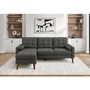 Stationary Fabric Sofa by Monarch