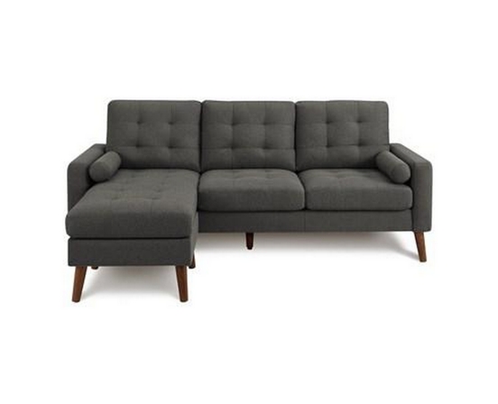 Stationary Fabric Sofa by Monarch