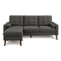 Stationary Fabric Sofa by Monarch