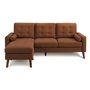 Stationary Fabric Sofa by Monarch