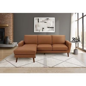 Stationary Fabric Sofa by Monarch