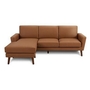 Stationary Fabric Sofa by Monarch