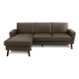 Stationary Fabric Sofa by Monarch
