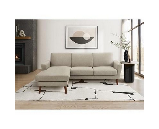 Stationary Fabric Sofa by Monarch