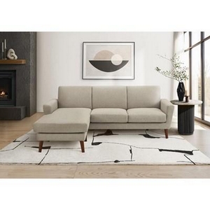 Stationary Fabric Sofa by Monarch