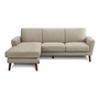 Stationary Fabric Sofa by Monarch