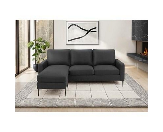 Stationary Fabric Sofa by Monarch