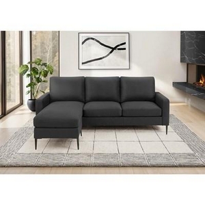 Stationary Fabric Sofa by Monarch