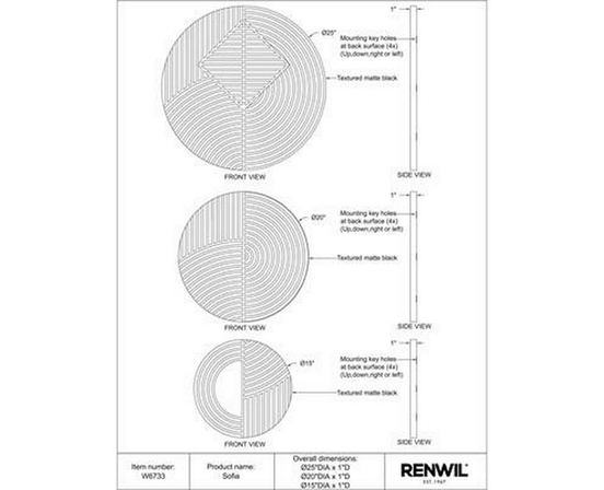 Home Decor Wall Art by Renwil