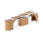 Dining room Eclipse bench by transformer table