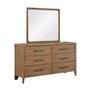 6-Drawer Double Dresser Elowen by Mazin
