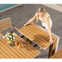Outdoor Extensible table by tranformer table