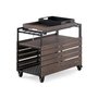 Outdoor bar cart by transformer table