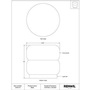 Miele Ottoman by Renwil