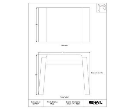 Home Decor Stools by Renwil