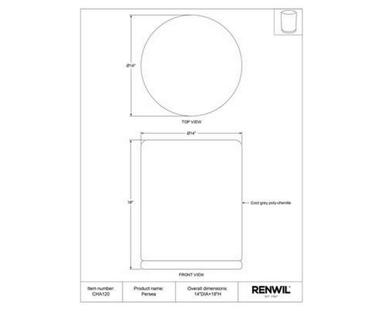 Persea Ottoman by Renwil