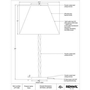 Veria Table Lamp by Renwil