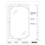 Torre Wall Mirror by Renwil