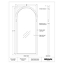 Arcade Floorstanding Mirror by Renwil