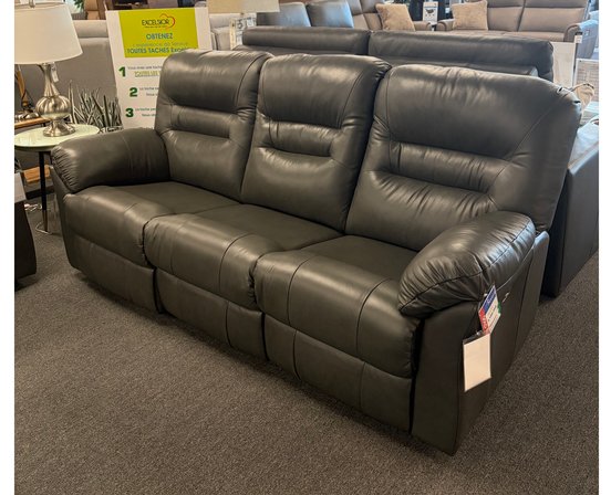 Sofa inclinable Elran tout cuir