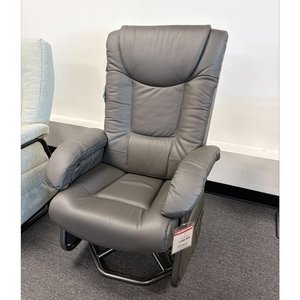Fauteuil berçant inclinable PEL en cuir combo