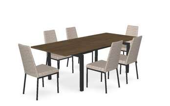ZOOM 7-pc Dining Room Set  by Amisco