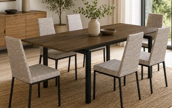 ZOOM 7-pc Dining Room Set  by Amisco