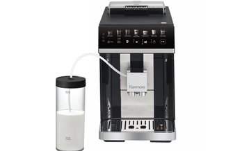 Kenmore Super Automatic Espresso Coffee Machine, Dual Cream System, Touchscreen, 15 Bar - KKSACM-B