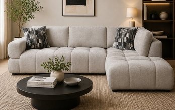 Fabric Sectionnal Sofa by Deco-Style