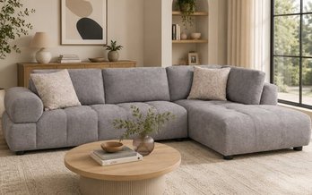 Fabric Sectionnal Sofa by Deco-Style