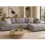 Fabric Sectionnal Sofa with corner chair on the right by Deco-Style