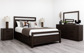 Vista King-Size Full Bed by Mako