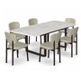 Burton 7-pc extendable Dining Room Set  by Amisco
