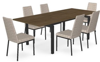 ZOOM 7-pc Dining Room Set  by Amisco