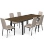 ZOOM 7-pc extendable Dining Room Set  by Amisco