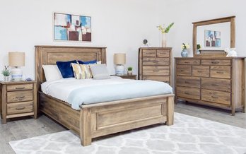 King Size 4-pc Tofino Bedroom Set by Mako