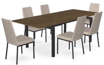 ZOOM 7-pc Dining Room Set  by Amisco