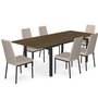 ZOOM 7-pc extendable Dining Room Set  by Amisco