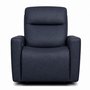 Ellie Upholstered Power Glider Recliner with Power Headrest by Elran