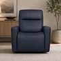 Ellie Upholstered Power Glider Recliner with Power Headrest by Elran