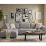 Fabric Sectionnal Sofa with corner chair on the left by Deco-Style