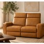 Bugatti Power Reclining Leather Sofa