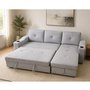 Mazin Fabric Sleeper Sofa with Storage