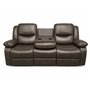 Mazin Power Reclining Leather sofa with Armrests