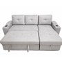 Mazin Fabric Sleeper Sofa with Storage