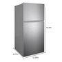 Kenmore 33-Inch, 20.5 Cu. Ft. Top-Freezer Refrigerator With Adjustable Tempered-Glass Shelves - 46-61335